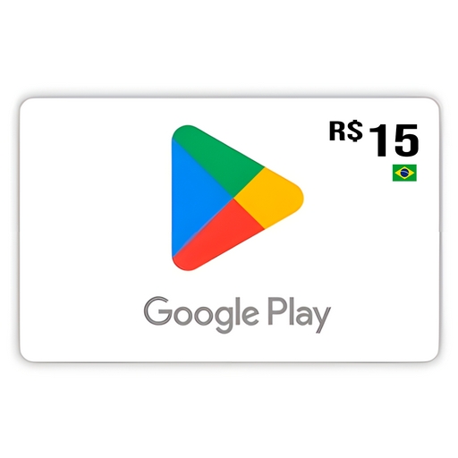 Gift Card Google Play 15 reais