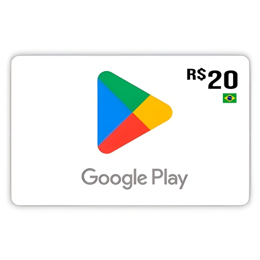 Gift Card Google Play 20 reais