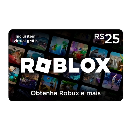 Gift Card Roblox 25 reais