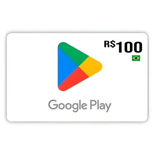 Gift Card Google Play 100 reais