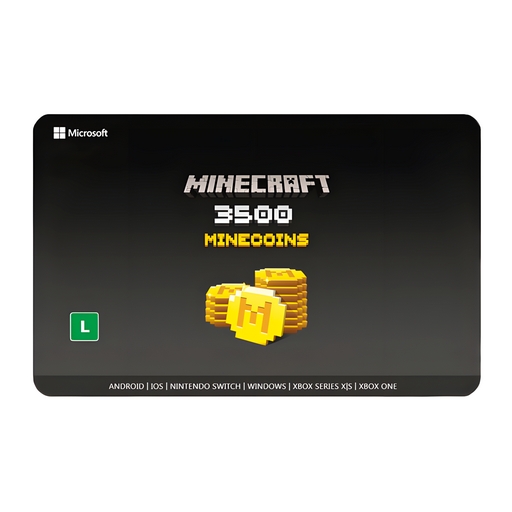 Gift Card Minecraft Minecoins 3500 coins